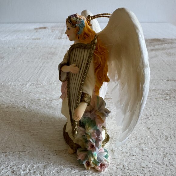 1999 Bradford Editions Serenity's Song Symphony of Angels Ornament - Picture 7 of 8